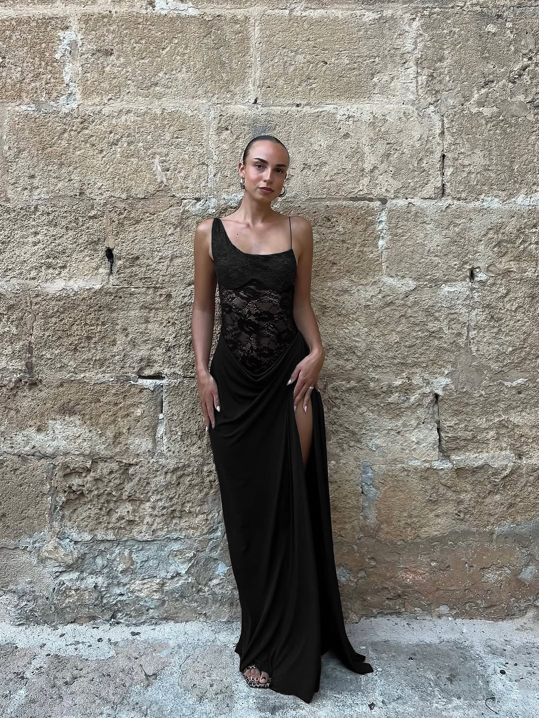 Nerine Maxi Dress - Black